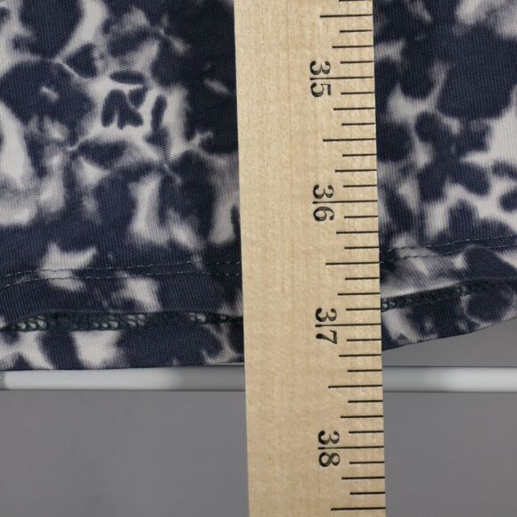 Pure Jill Blue Tie Dye T Shirt Dress Womens Small Blue Pockets New Without Tags - Picture 7 of 8